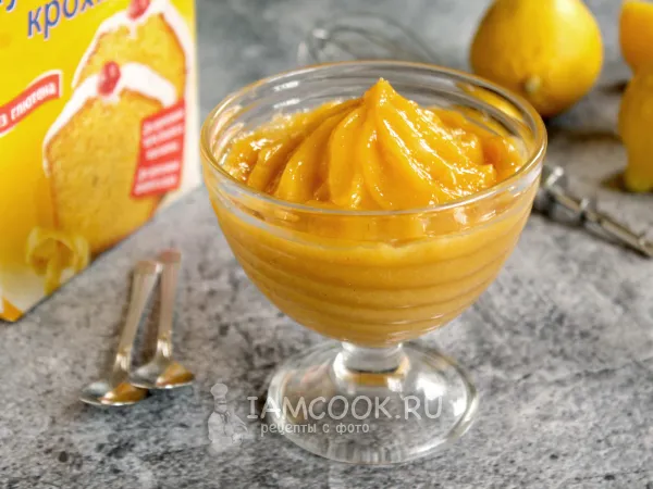 Фото готового блюда: Лимонный курд с крахмалом