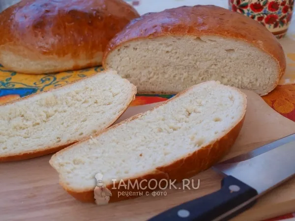 Фото готового блюда: Белый хлеб в духовке