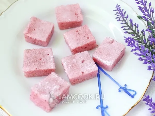 Фото готового блюда: Зефир клубничный