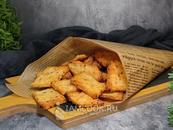 Фото готового блюда: Печенье с пармезаном