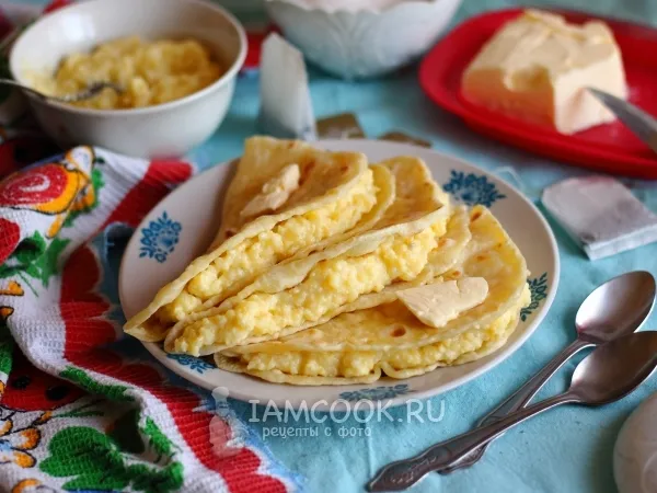 Фото готового блюда: Кыстыбый с пшенной кашей