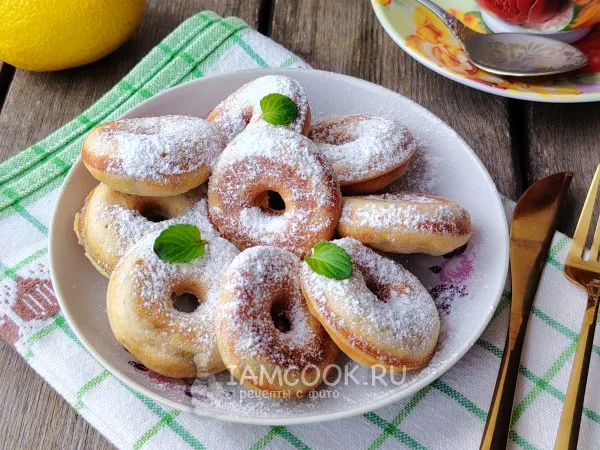 Фото блюда: ПП-пончики в мультипекаре