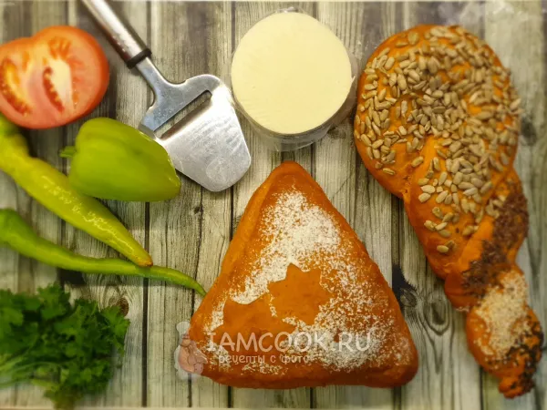 Фото готового блюда: Томатный хлеб на топлёном молоке