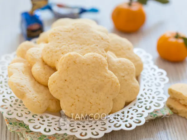 Фото готового блюда: Лимонное печенье из рисовой муки