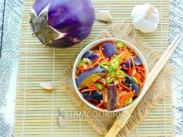 Фото готового блюда: Хе из баклажанов