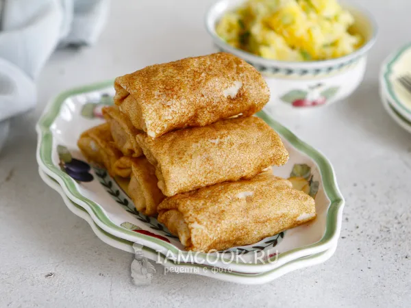 Фото блюда: Картофельная начинка для блинов