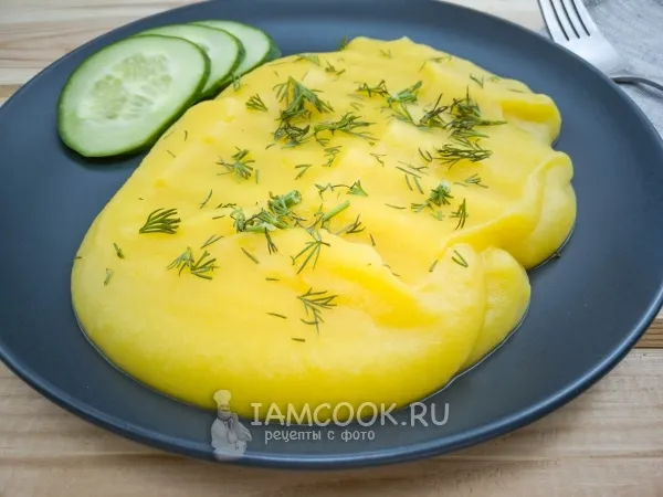 Фото готового блюда: Картофельное пюре с тыквой