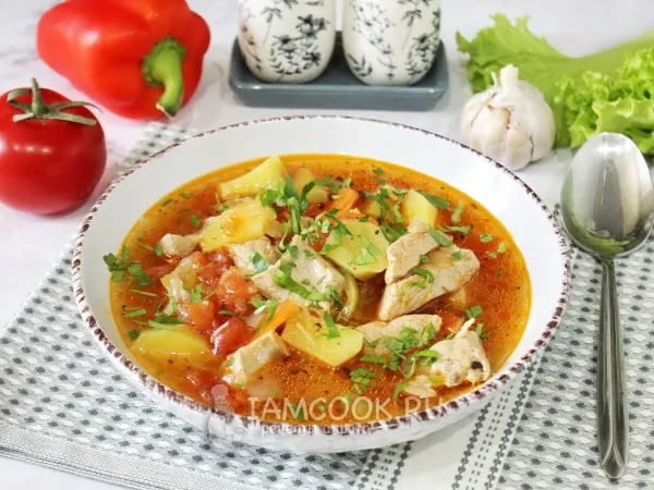 Фото готового блюда: Шурпа из индейки