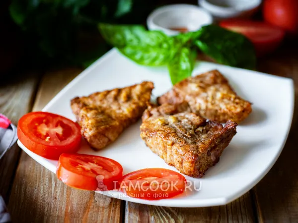 Фото блюда: Стейк из свинины в аэрогриле