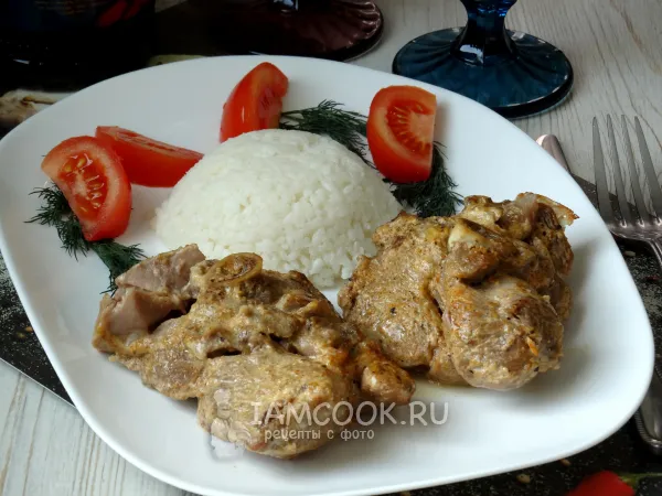 Фото блюда: Стейки индейки в рукаве в духовке