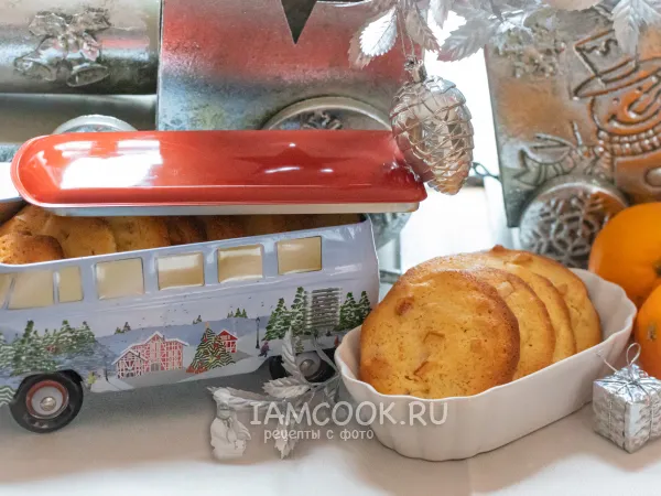 Фото готового блюда: Печенье с апельсиновыми цукатами