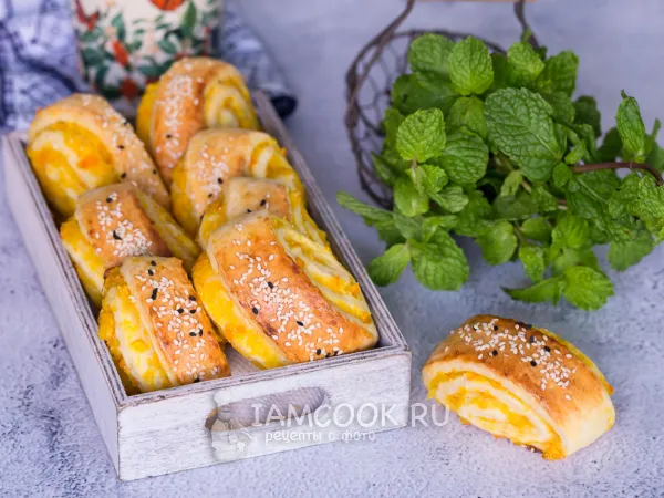 Фото готового блюда: Печенье с апельсиновой начинкой