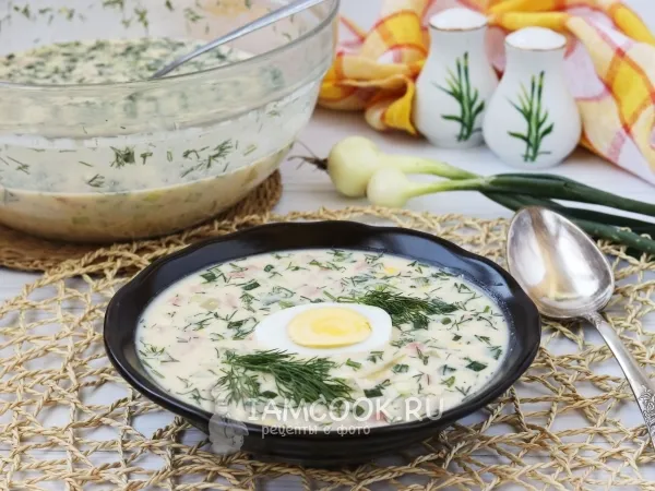 Фото блюда: Окрошка с горчицей