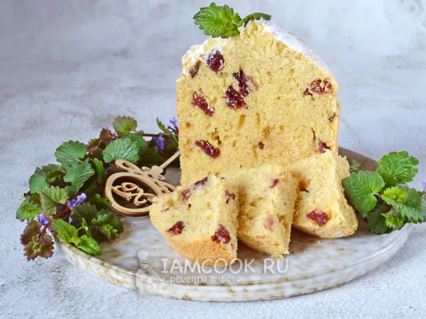 Фото готового блюда: Диетический кулич на Пасху (ПП)