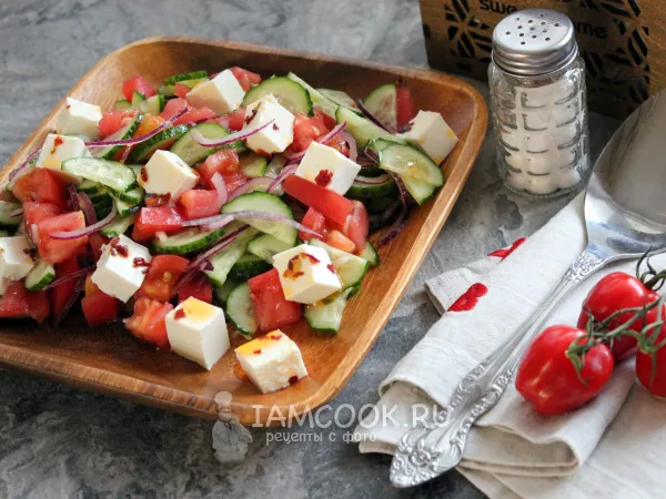 Фото блюда: Острый салат из овощей