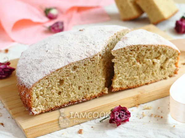 Фото блюда: Бисквит из цельнозерновой муки