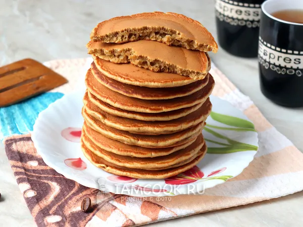 Фото блюда: Кофейные панкейки