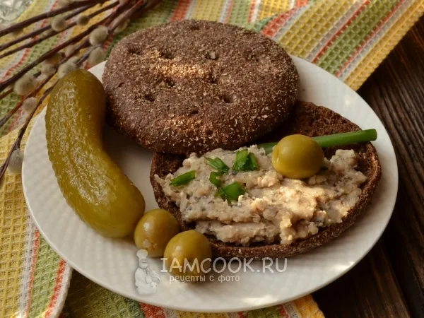 Фото блюда: Паштет из фасоли, грибов и тофу