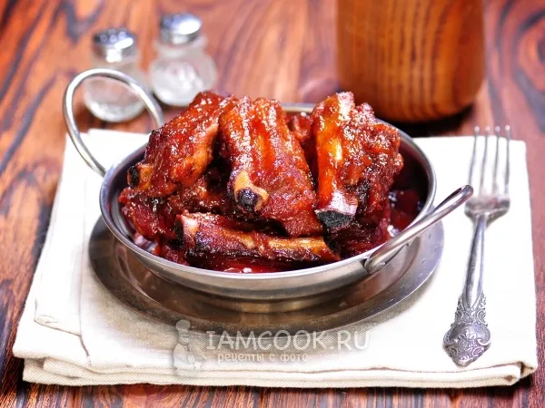 Фото готового блюда: Ребрышки по-канадски