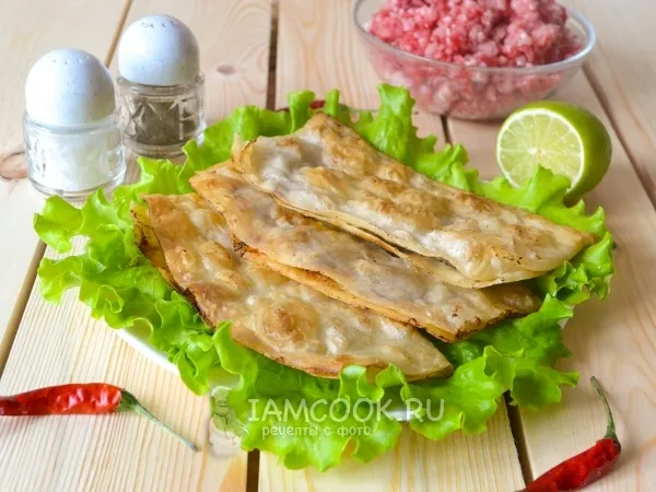 Фото готового блюда: Ленивые чебуреки из лаваша