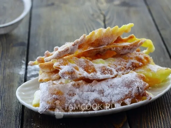 Фото готового блюда: Постный хворост