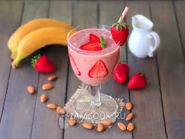 Фото блюда: Смузи с миндальным молоком