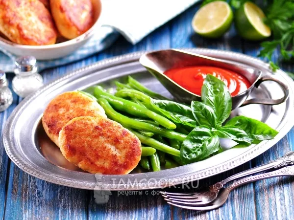 Фото блюда: Рыбные котлеты из хека
