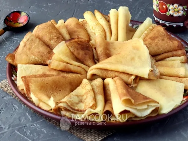 Фото готового блюда: Блины на взбитых белках