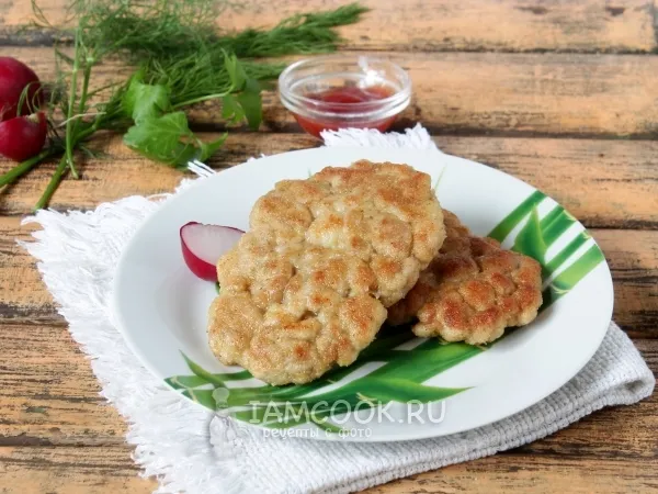 Фото готового блюда: Шницель рубленый из свинины