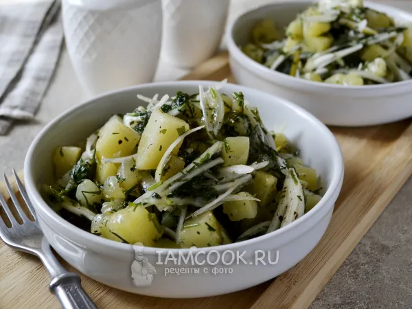 Фото готового блюда: Салат «Монастырский» (постный)