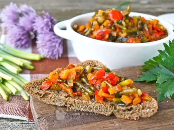 Фото блюда: Закуска из чесночных стрелок