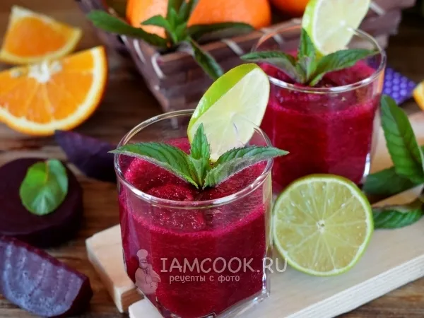 Фото блюда: Смузи с печеной свеклой