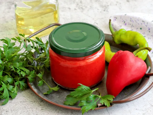 Фото блюда: Паста из болгарского перца на зиму