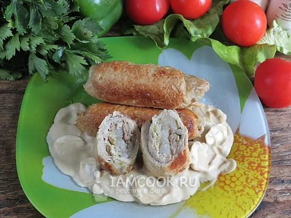 Фото блюда: Крученики по-львовски