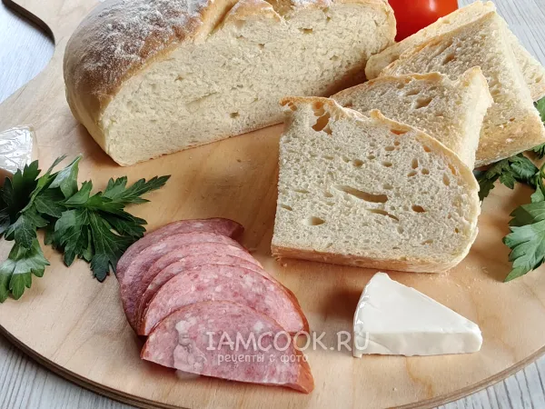 Фото готового блюда: Хлеб на майонезе