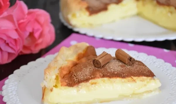 Фото блюда: Пирог с молочным кремом и корицей