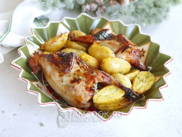 Фото блюда: Перепелки в аэрогриле на Новый год