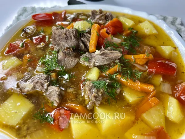 Фото блюда: Шурпа из конины