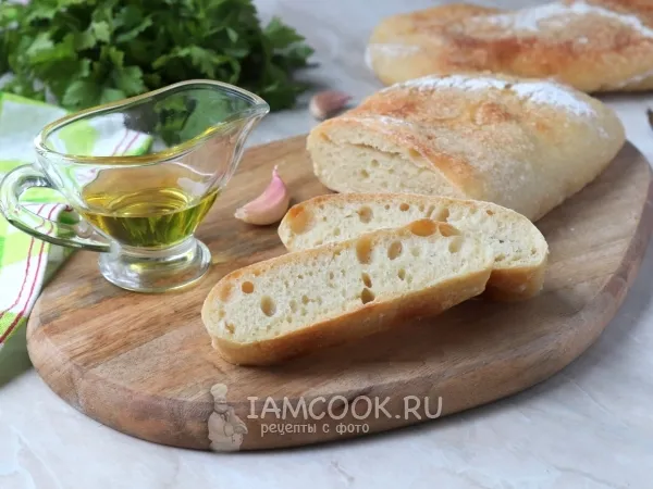 Фото блюда: Итальянская чиабатта (классический рецепт)
