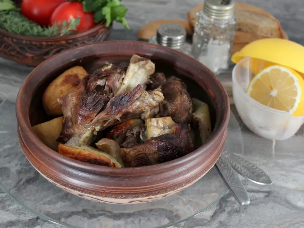 Фото готового блюда: Клефтико из баранины по-кипрски