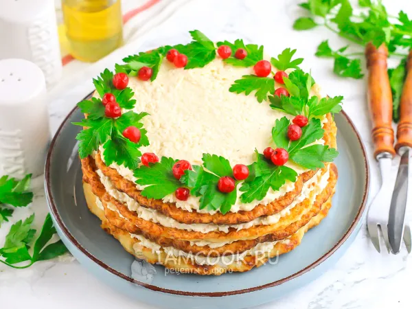 Фото блюда: Куриный торт (из филе)