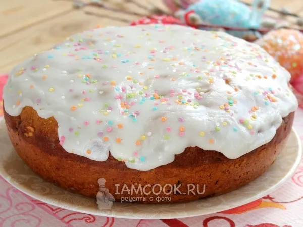 Фото готового блюда: Пасхальный кулич в мультиварке