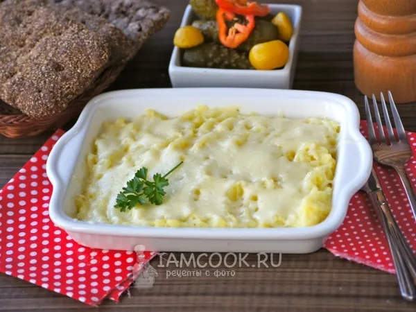 Фото блюда: Картофельная запеканка в микроволновке