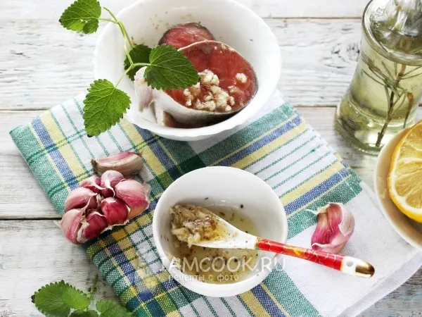 Фото блюда: Чесночный маринад для жареной рыбы