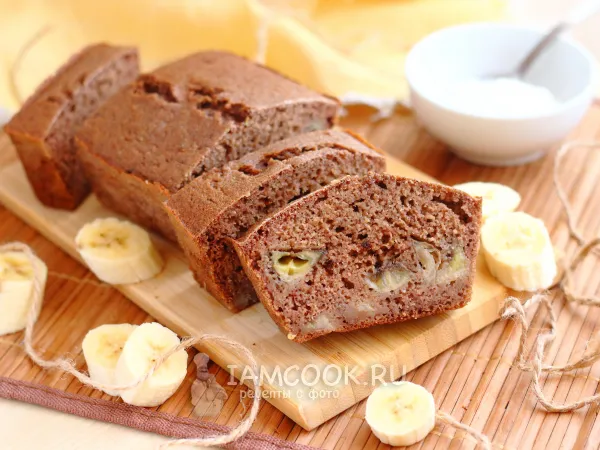 Фото блюда: Банановый пирог без сахара (манник)