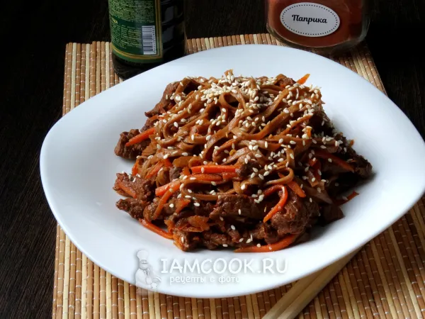 Фото блюда: Соба с говядиной