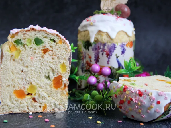 Фото готового блюда: Кулич с рикоттой