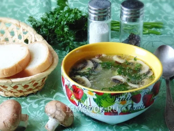 Фото блюда: Рассольник с грибами
