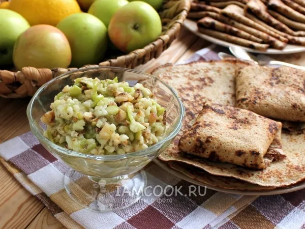 Фото блюда: Блины с начинкой «Сладкий август»