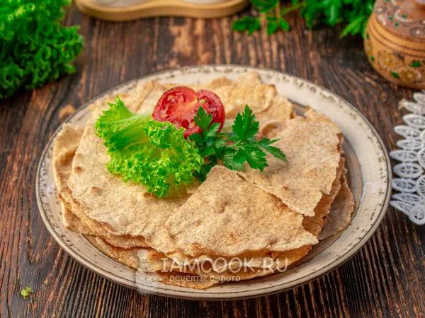 Фото блюда: Лаваш из цельнозерновой муки